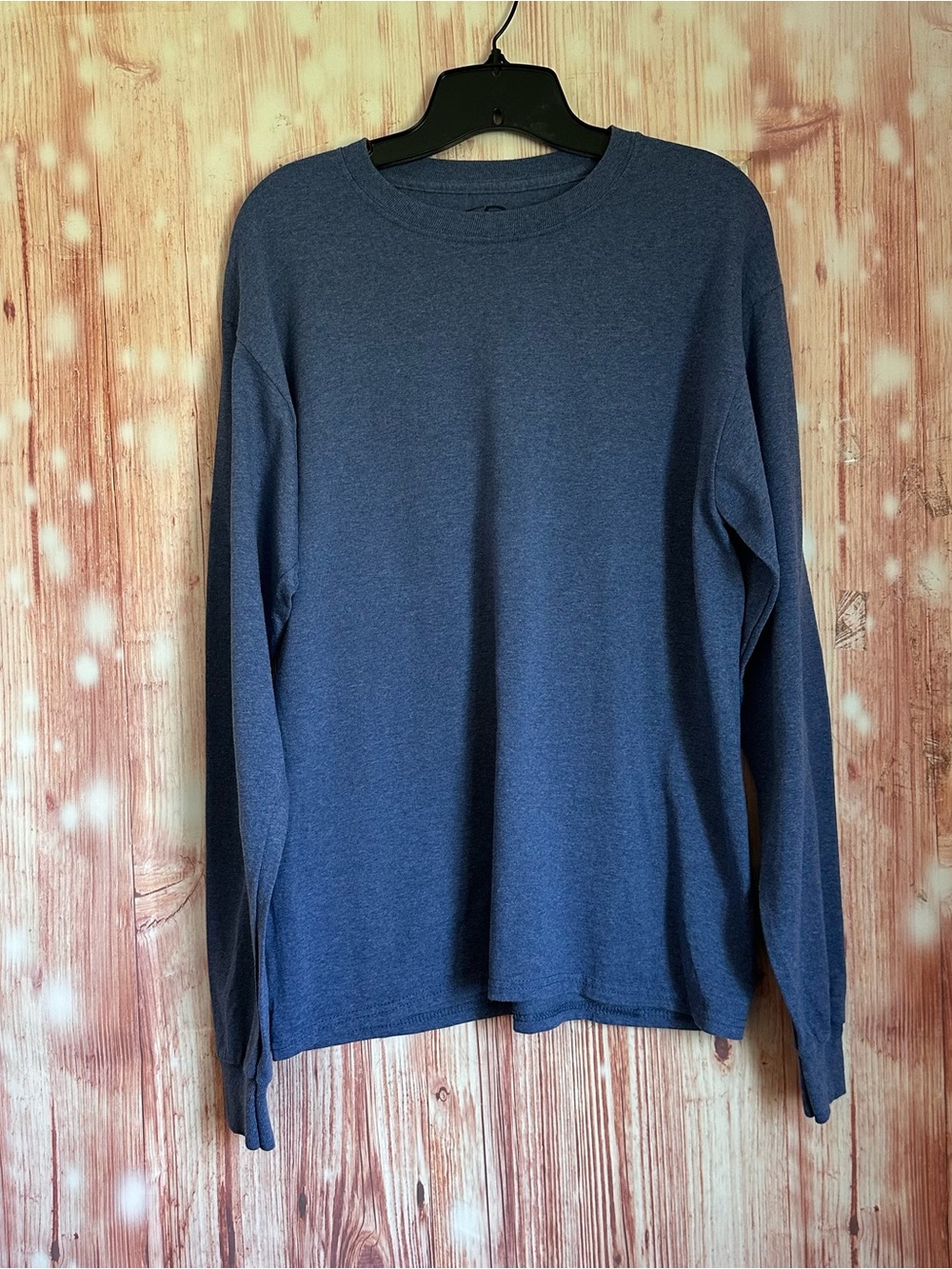 C9 By Champion Heathered Blue Crewneck Long Sleeve T Shirt Size M